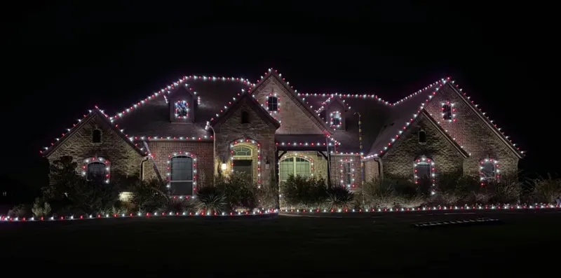 What drives the cost of professional Christmas light installation